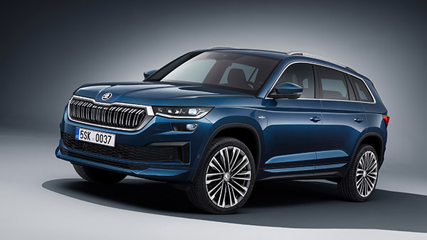 2021 Skoda Kodiaq Facelift Revealed: Gets Subtle Design Changes & More Powerful Engines