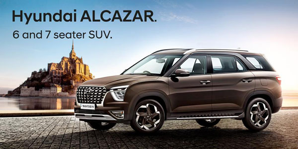 Hyundai Alcazar Unveiled Ahead Of India Launch This Year: Exterior, Features, Engine Specs, & Other Details