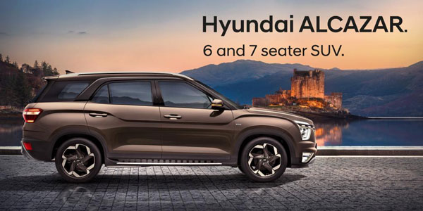 Hyundai Alcazar Unveiled Ahead Of India Launch This Year: Exterior, Features, Engine Specs, & Other Details