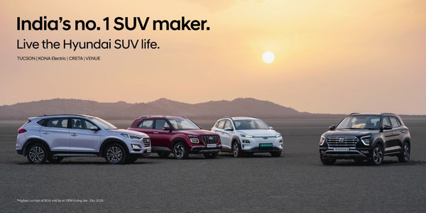 Hyundai SUV Sales Crosses 1 Million Units Mark In India: Domestic Sales, Export Operations & Other Details