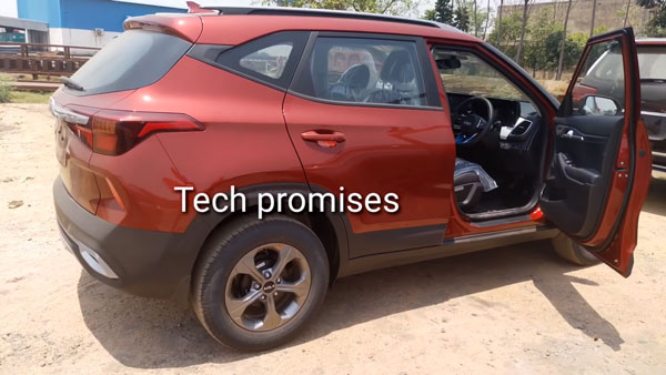 2021 Kia Seltos Spotted At Dealership Ahead Of Its India Launch: Details & More!