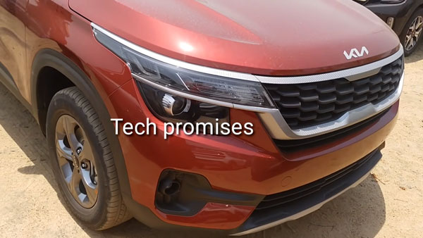 2021 Kia Seltos Spotted At Dealership Ahead Of Its India Launch: Details & More!