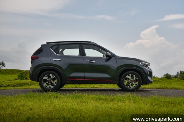New Kia Sonet With Updated Logo Arrives At Dealerships Ahead Of India Launch: Pics & Details