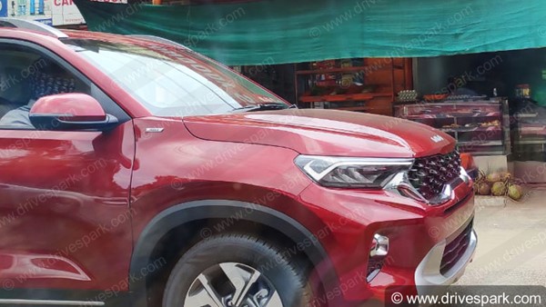 New Kia Sonet Spotted Ahead Of India Launch With New Logo: Specs, Features, Variants & Other Details