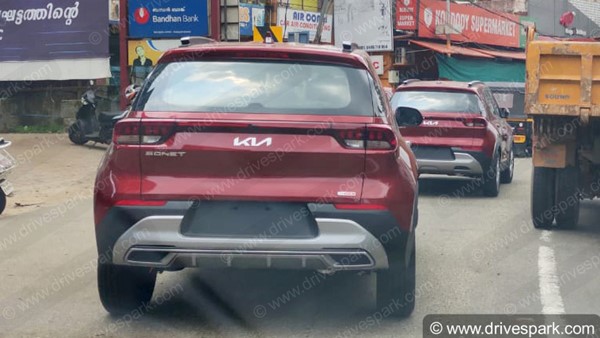 New Kia Sonet Spotted Ahead Of India Launch With New Logo: Specs, Features, Variants & Other Details
