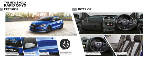 Skoda Rapid Monte Carlo & Onyx Variants To Get Minor Cosmetic Updates: List Of Changes, Interior, Exterior & Other Details