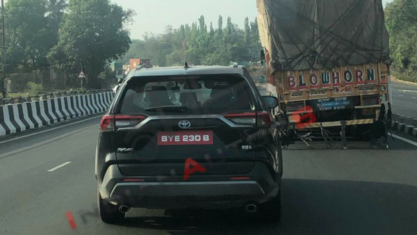 Toyota RAV4 SUV Spied Testing Once Again In India Ahead Of Expected Launch