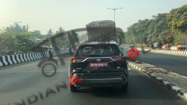 Toyota RAV4 SUV Spied Testing Once Again In India Ahead Of Expected Launch