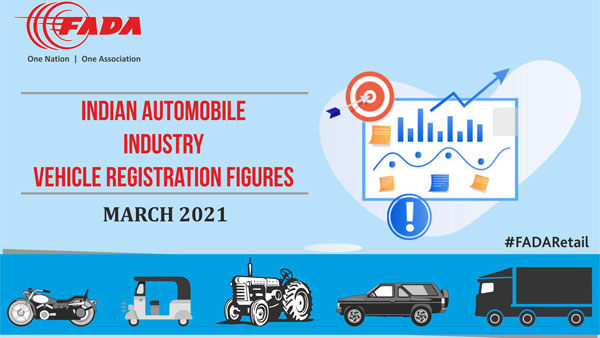 Automotive Registrations In March 2021 Decreases By Over 28 Percent Says FADA: Tractor Sales, Passenger Cars Sales, Automotive Sales & More