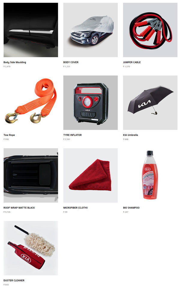 2021 Kia Seltos Accessories List — Prices & Details