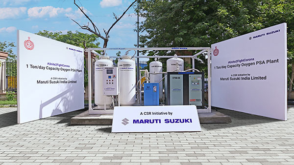 Maruti Suzuki Installs 4 Oxygen PSA Plants In Three Hospitals In Haryana: Location, Capacity & Other Details