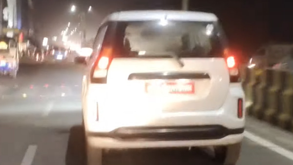 Spy Pics: Maruti Suzuki WagonR Facelift (XL5) With Toyota Badge Spied Testing Ahead Of India Launch