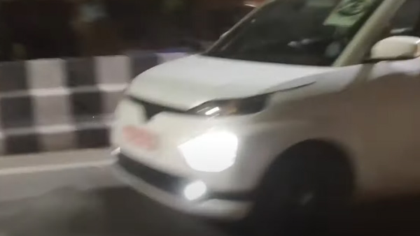 Spy Pics: Maruti Suzuki WagonR Facelift (XL5) With Toyota Badge Spied Testing Ahead Of India Launch