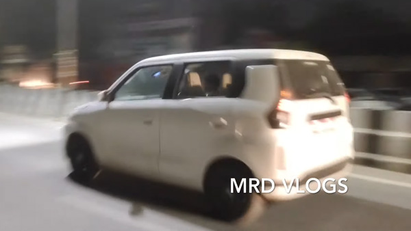 Spy Pics: Maruti Suzuki WagonR Facelift (XL5) With Toyota Badge Spied Testing Ahead Of India Launch