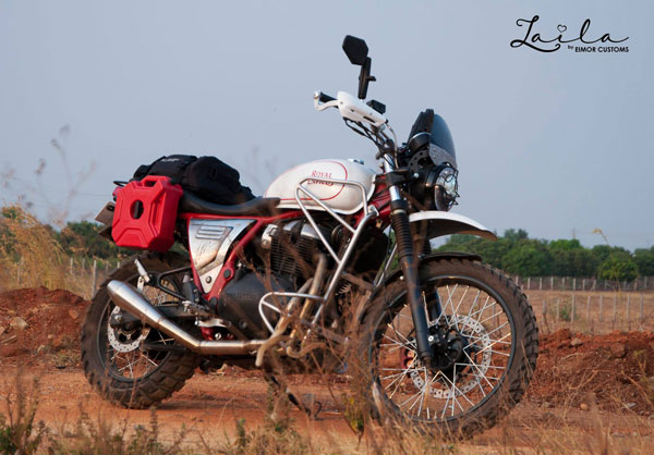 Royal Enfield Interceptor 650 Modified Into Scrambler/ADV Tourer By EIMOR Customs