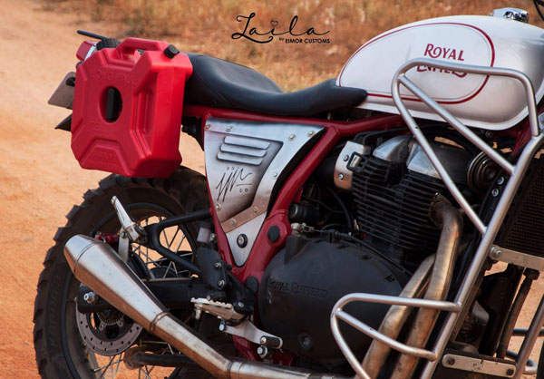 Royal Enfield Interceptor 650 Modified Into Scrambler/ADV Tourer By EIMOR Customs