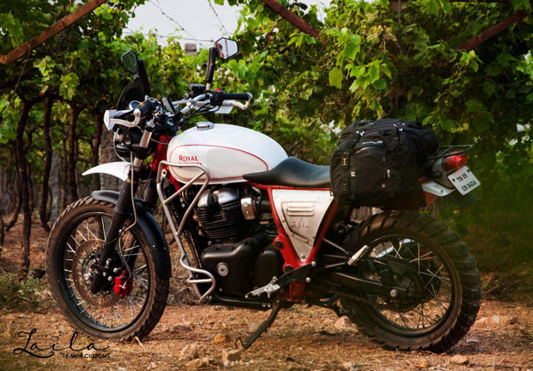 Royal Enfield Interceptor 650 Modified Into Scrambler/ADV Tourer By EIMOR Customs