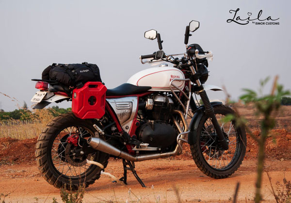 Royal Enfield Interceptor 650 Modified Into Scrambler/ADV Tourer By EIMOR Customs