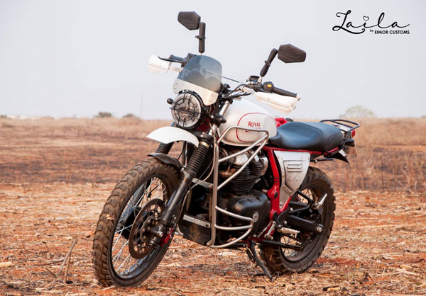 Royal Enfield Interceptor 650 Modified Into Scrambler/ADV Tourer By EIMOR Customs