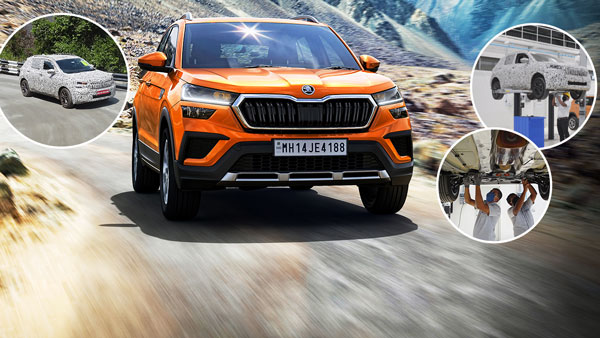 Skoda Kushaq Mid & Top-Spec Varaints Spotted Ahead Of India Launch Next Month: Test Mules, Variants & Other Details