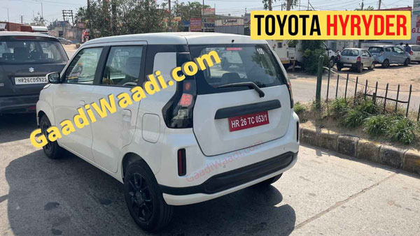Upcoming Toyota HyRyder Spied Testing: Maruti Suzuki WagonR Bases Electric Vehicle