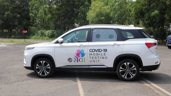 MG Motor Converts The Hector Plus SUV Into Covid-19 Mobile Testing Unit: Read More To Find Out!