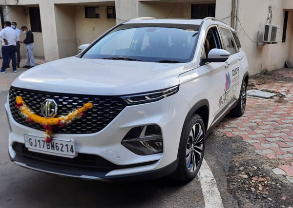 MG Motor Converts The Hector Plus SUV Into Covid-19 Mobile Testing Unit: Read More To Find Out!