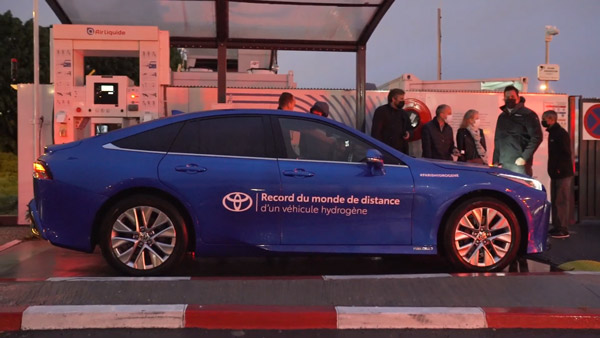 Toyota Mirai Breaks World Record For Longest Distance On One Tank Of Hydrogen