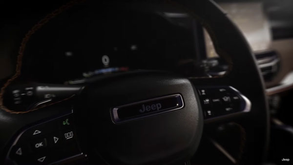 Jeep Meridian Interior Teased Ahead Of India Launch: Suede Dashboard, TFT Cluster & More