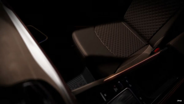 Jeep Meridian Interior Teased Ahead Of India Launch: Suede Dashboard, TFT Cluster & More