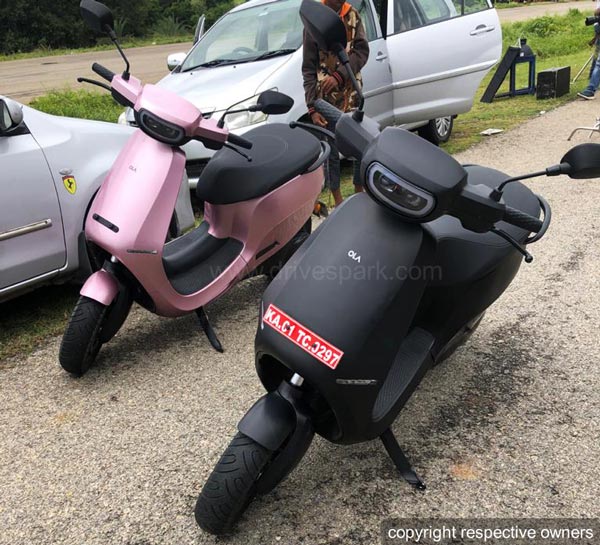 Ola Electric Scooter Spotted In All Colour Options: Pink, Black Or Blue, What’s Your Pick?