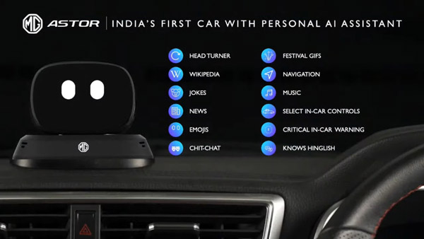 MG Astor Unveiled With Drive AI: India’s First In-Car AI-Assistant With Human-Like Expressions