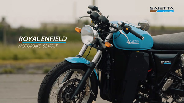 Electric Royal Enfield Continental GT 650 Revealed: Saietta Electric Conversion Kit For Royal Enfield