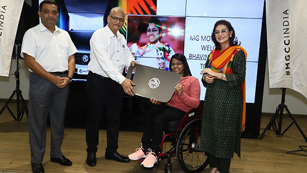Paralympic Hero Bhavina Patel Presented With Custom MG Hector