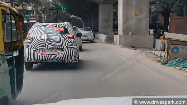 DriveSpark Exclusive: Citroen CC21 SUV Spotted Testing Again In Bangalore