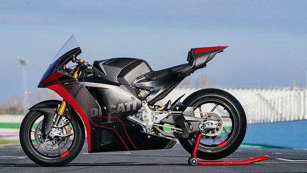 Ducati MotoE Championship Motorcycle Hits The Track For The First Time