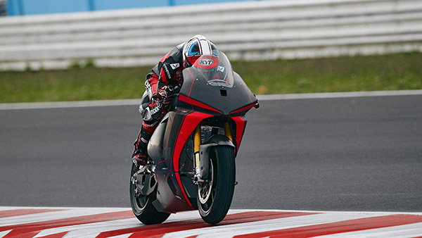 Ducati MotoE Championship Motorcycle Hits The Track For The First Time
