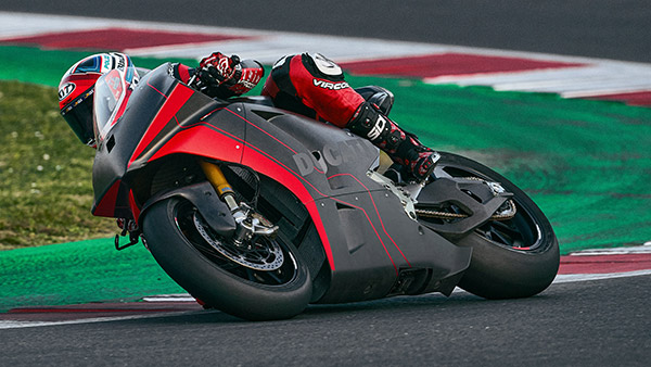 Ducati MotoE Championship Motorcycle Hits The Track For The First Time
