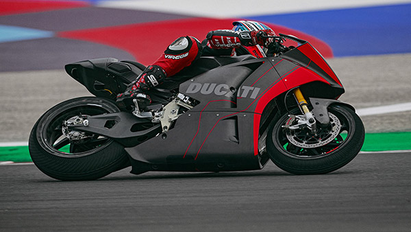 Ducati MotoE Championship Motorcycle Hits The Track For The First Time