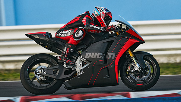 Ducati MotoE Championship Motorcycle Hits The Track For The First Time
