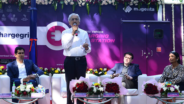 Magenta & Central Railways Innaugrate EV Chargers At Parel Railway Station