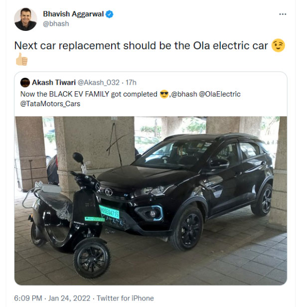 Ola Electric CEO Hints Electric Car: Next Big Step For Ola?