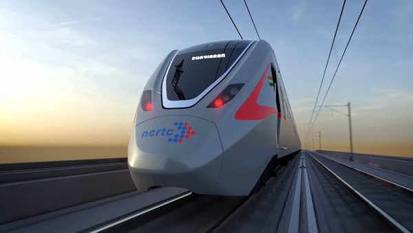 First Trainset For Delhi-Meerut RRTS Arrives