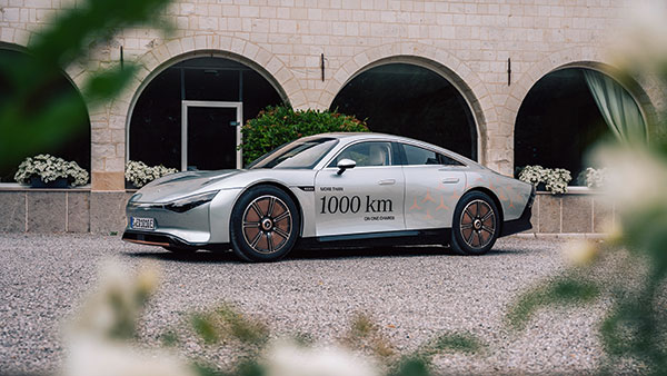 Mercedes Vision EQXX Extends Range Record - Drives 1,202km On A Single Charge