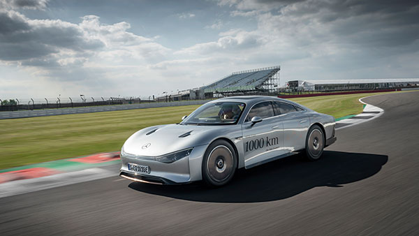 Mercedes Vision EQXX Extends Range Record - Drives 1,202km On A Single Charge
