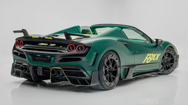 Mansory Ferrari F8XX Spider Revealed With 868bhp