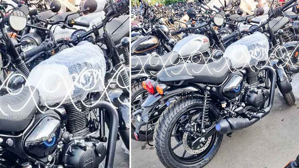 Royal Enfield Hunter 350 Spotted At Dealership Ahead Of The Launch
