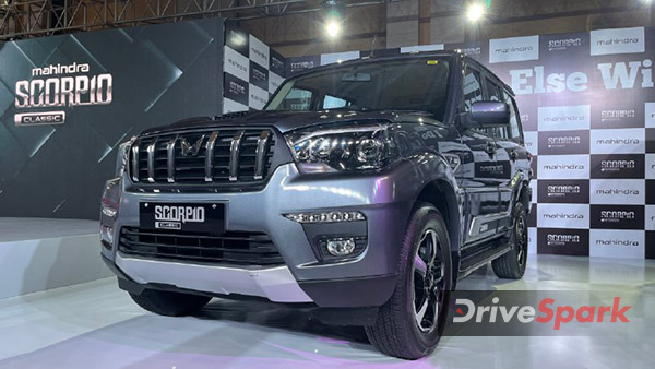 Mahindra Scorpio Classic Unveiled - Gets More Kit