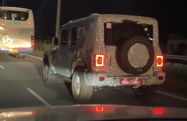 Mahindra Thar 5-Door Spotted Testing Wearing Heavy Camouflage