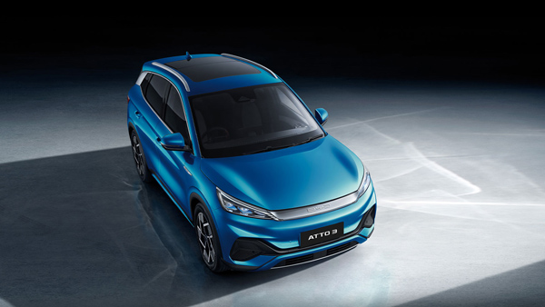BYD Atto 3 Electric SUV Officially Teased - Launch Soon